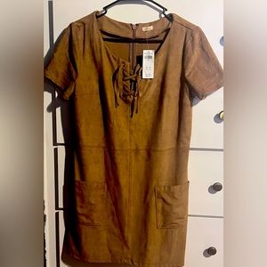 Suede dress (never worn)